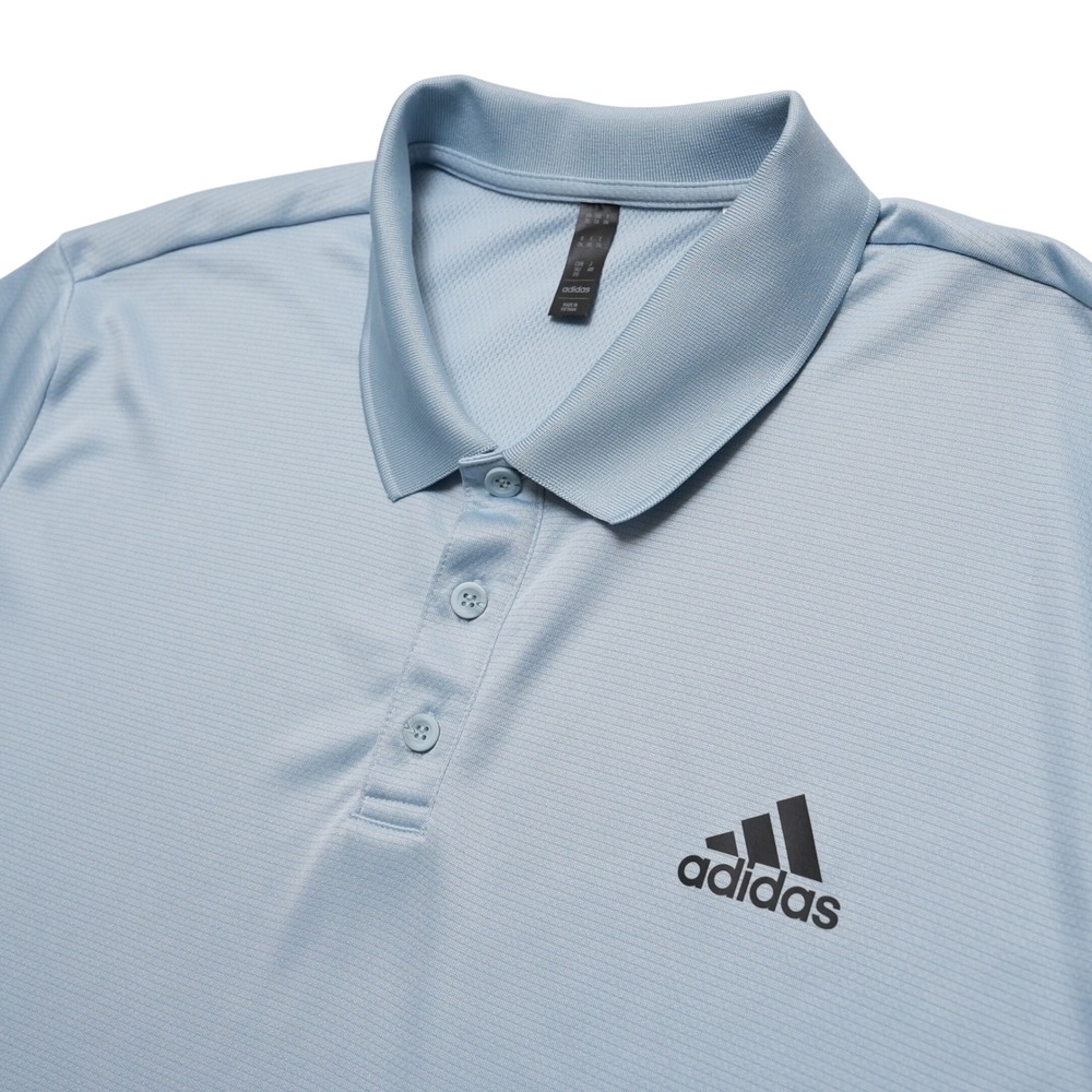 Adidas Polo Shirt Mens 2XL Blue Short Sleeve Performance Golf IM1955